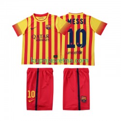 Dječja Gostujući Away Dresova FC Barcelona Lionel Messi 10 Retro 2013 2014 Kratkih Rukava