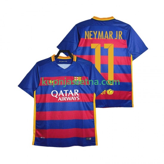 Muškarci Domaći Home Dresova FC Barcelona Neymar JR 11 Retro 2015-2016 Kratkih Rukava