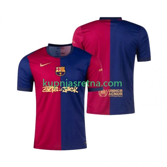 Muškarci Domaći Home Dresova FC Barcelona TRAVIS SCOTT 2024-2025 Kratkih Rukava