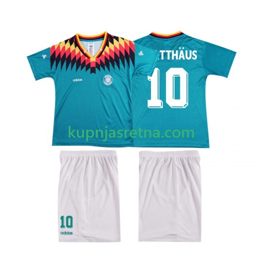 Dječja Gostujući Away Dresova Njemačka MATTHAUS 10 Retro 1994 Kratkih Rukava