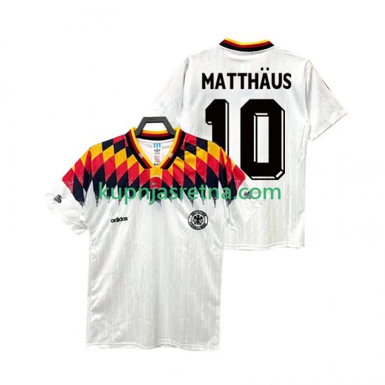 Muškarci Domaći Home Dresova Njemačka MATTHAUS 10 Retro 1994 Kratkih Rukava