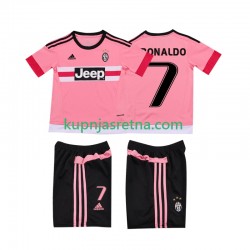 Dječja Gostujući Away Dresova Juventus Cristiano RONALDO 7 Retro 2015 2016 Kratkih Rukava