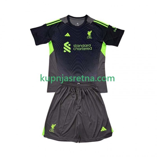 Dječja Domaći Home Golmanski Dresova Liverpool 2025-2026 Kratkih Rukava