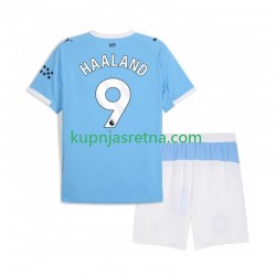 Dječja Domaći Home Dresova Manchester City Erling Haaland 9 2025-2026 Kratkih Rukava