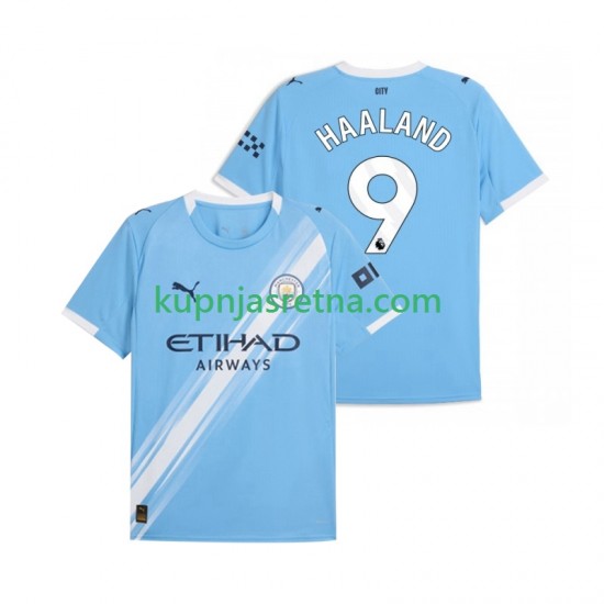Muškarci Domaći Home Dresova Manchester City Erling Haaland 9 2025-2026 Kratkih Rukava