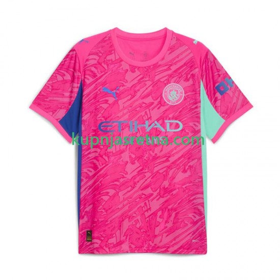 Muškarci Gostujući Away Golmanski Dresova Manchester City 2025-2026 Kratkih Rukava