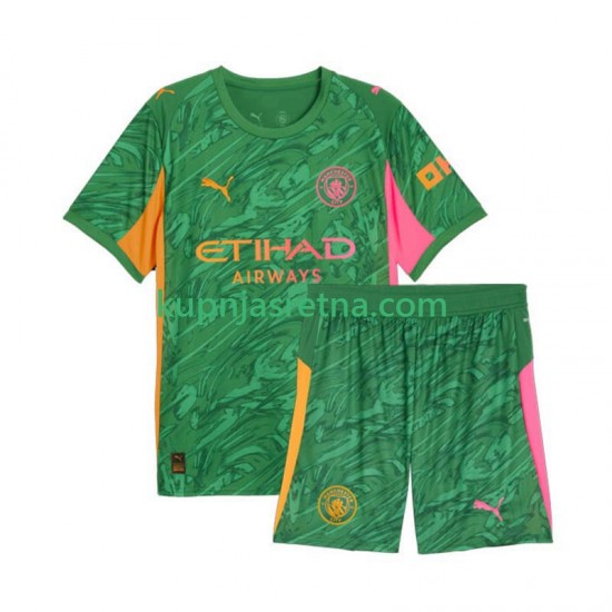 Dječja Domaći Home Golmanski Dresova Manchester City 2025-2026 Kratkih Rukava