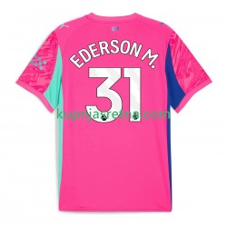 Muškarci Gostujući Away Golmanski Dresova Manchester City Ederson Moraes 31 2025-2026 Kratkih Rukava