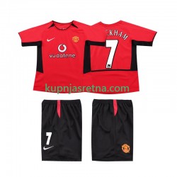 Dječja Domaći Home Dresova Manchester United BECKHAM 7 Retro 2002 2004 Kratkih Rukava
