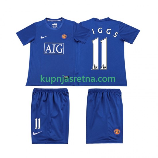Dječja Gostujući Away Dresova Manchester United GIGGS 11 Retro 2008 Kratkih Rukava
