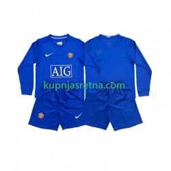 Dječja Gostujući Away Dresova Manchester United Retro Retro 2008 Dugim Rukavima