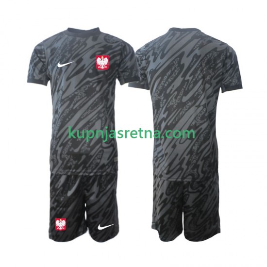 Dječja Gostujući Away Golmanski Dresova Poljska 2024 Kratkih Rukava