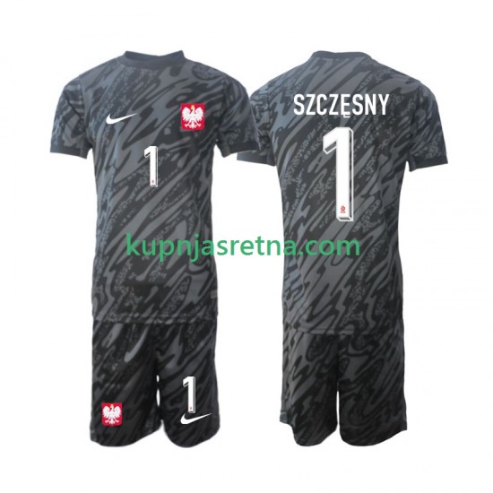 Dječja Gostujući Away Golmanski Dresova Poljska Szczesny 1 2024 Kratkih Rukava