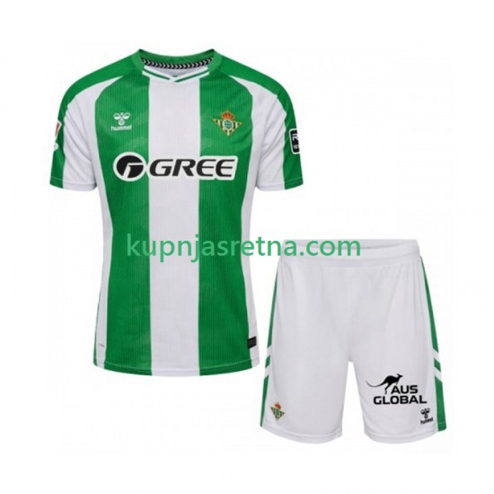 Dječja Domaći Home Dresova Real Betis 2025-2026 Kratkih Rukava