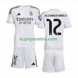 Dječja Domaći Home Dresova Real Madrid Alexander-Arnold 12 2025-2026 Kratkih Rukava Dječja Domaći Home Dresova Real Madrid Alexander-Arnold 12 2025-2026 Kratkih Rukava