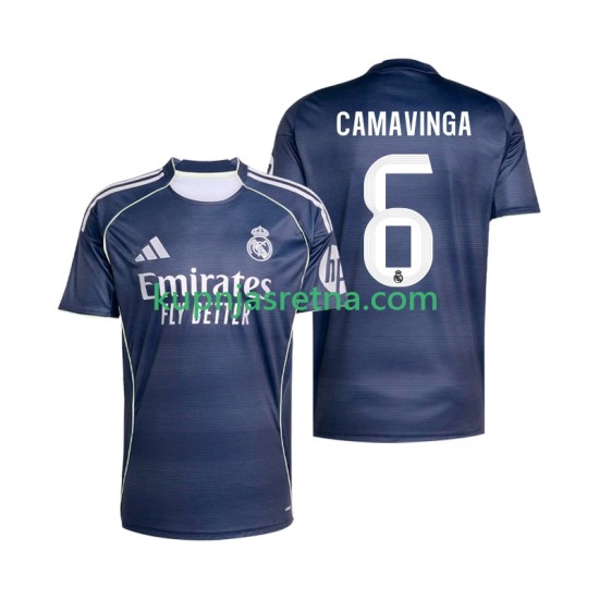 Muškarci Gostujući Away Dresova Real Madrid Camavinga 6 2025-2026 Kratkih Rukava