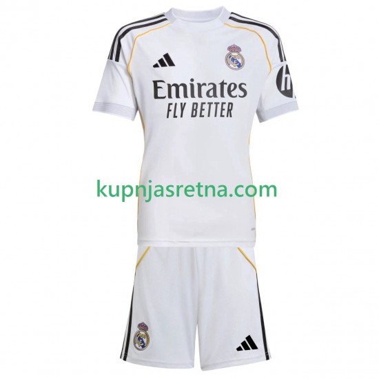 Dječja Domaći Home Dresova Real Madrid 2025-2026 Kratkih Rukava