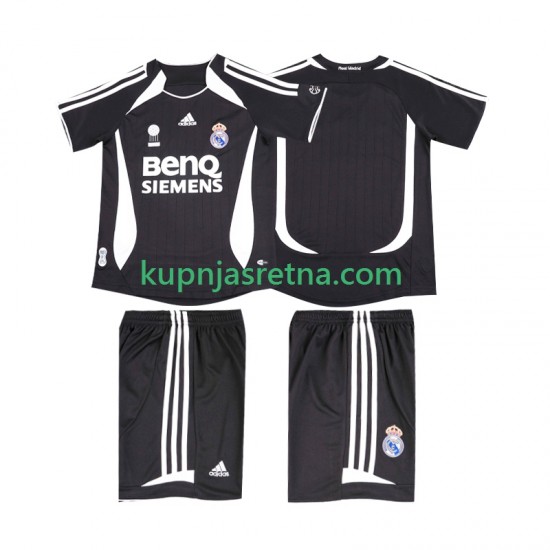 Dječja Gostujući Away Dresova Real Madrid Retro 2006 2007 Kratkih Rukava