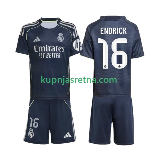 Dječja Gostujući Away Dresova Real Madrid Endrick 16 2025-2026 Kratkih Rukava