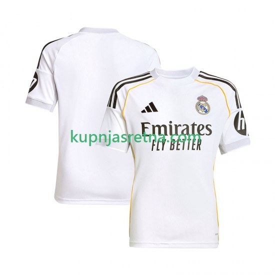 Muškarci Domaći Home Dresova Real Madrid 2025-2026 Kratkih Rukava