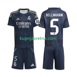 Dječja Gostujući Away Dresova Real Madrid Jude Bellingham 5 2025-2026 Kratkih Rukava Dječja Gostujući Away Dresova Real Madrid Jude Bellingham 5 2025-2026 Kratkih Rukava