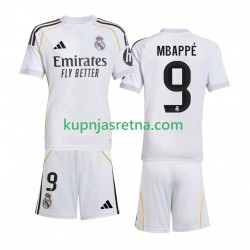 Dječja Domaći Home Dresova Real Madrid Kylian Mbappe 9 2025-2026 Kratkih Rukava