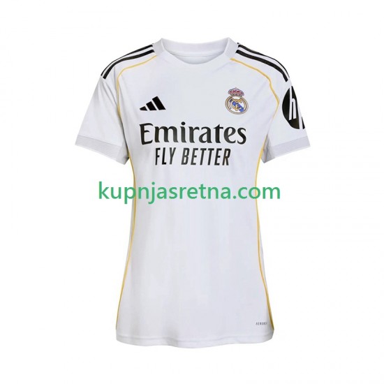 Žene Domaći Home Dresova Real Madrid 2025-2026 Kratkih Rukava