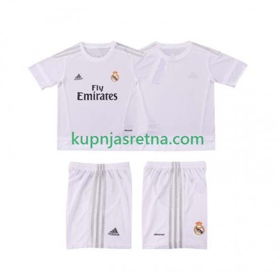 Dječja Domaći Home Dresova Real Madrid Retro 2015 2016 Kratkih Rukava