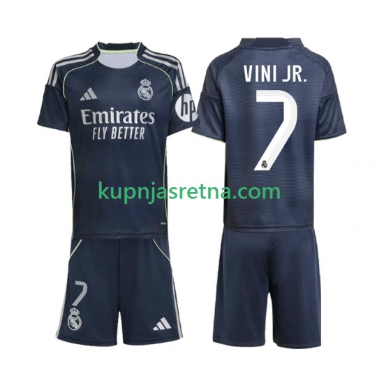 Dječja Gostujući Away Dresova Real Madrid Vinicius Junior 7 2025-2026 Kratkih Rukava