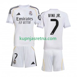 Dječja Domaći Home Dresova Real Madrid Vinicius Junior 7 2025-2026 Kratkih Rukava