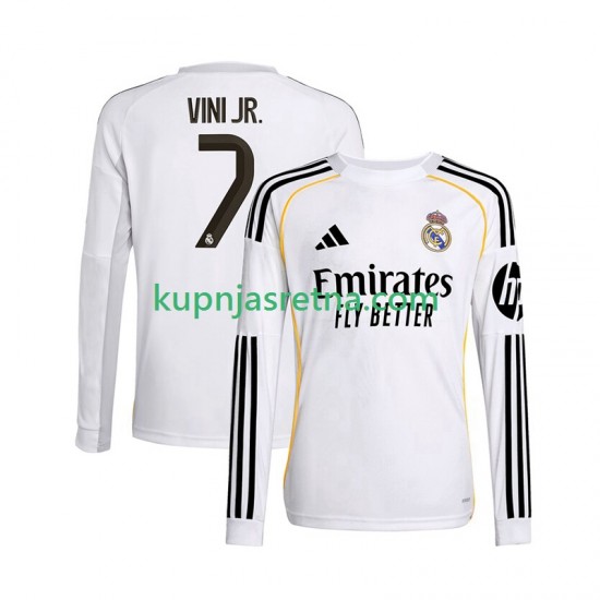 Muškarci Domaći Home Dresova Real Madrid Vinicius Junior 7 2025-2026 Dugim Rukavima