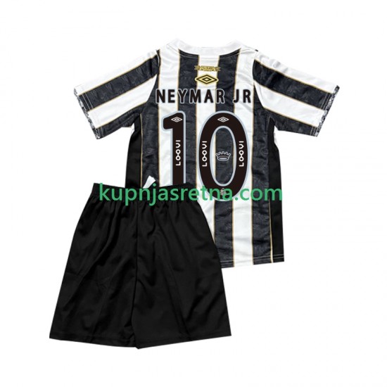 Dječja Gostujući Away Dresova Santos FC Neymar JR 10 2025-2026 Kratkih Rukava