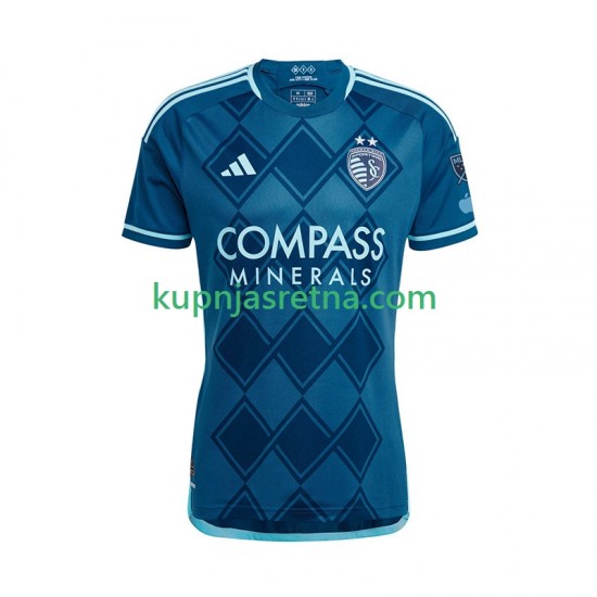 Muškarci Gostujući Away Dresova Sporting Kansas City 2025-2026 Kratkih Rukava