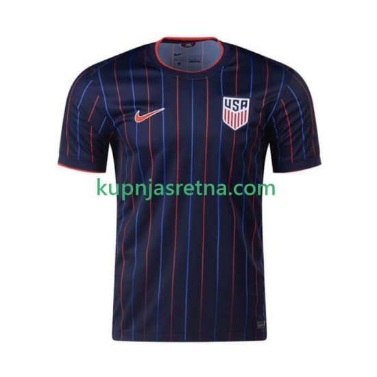 Muškarci Gostujući Away Dresova SAD 2025 Kratkih Rukava