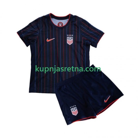 Dječja Gostujući Away Dresova SAD 2025 Kratkih Rukava