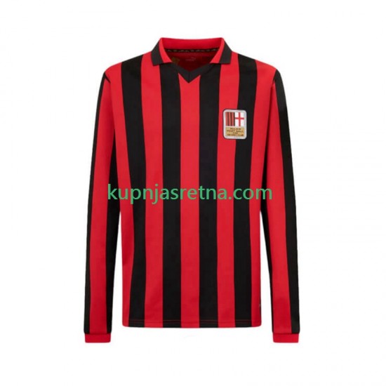 Muškarci Domaći Home Dresova AC Milan 125th Anniversary 2024-2025 Dugim Rukavima