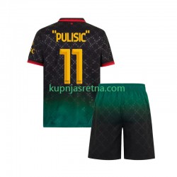 Dječja Četvrti Dresova AC Milan Christian Pulisic 11 2024-2025 Kratkih Rukava