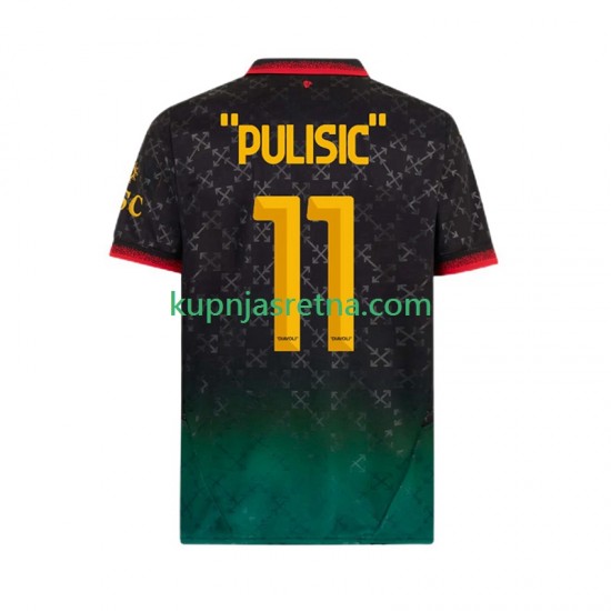 Muškarci Četvrti Dresova AC Milan Christian Pulisic 11 2024-2025 Kratkih Rukava