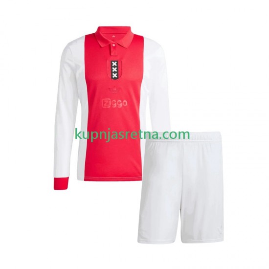 Dječja Domaći Home Dresova AFC Ajax 2024-2025 Anniversary Dugim Rukavima