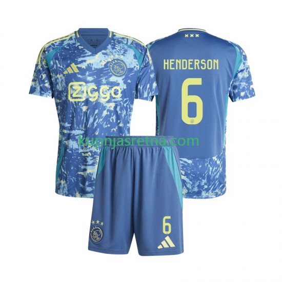 Dječja Gostujući Away Dresova AFC Ajax Henderson 6 2024-2025 Kratkih Rukava