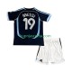 Dječja Gostujući Away Dresova Argentina Lionel Messi 19 Retro 2006 Kratkih Rukava