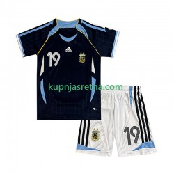 Dječja Gostujući Away Dresova Argentina Lionel Messi 19 Retro 2006 Kratkih Rukava