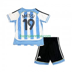 Dječja Domaći Home Dresova Argentina Lionel Messi 19 Retro 2006 Kratkih Rukava
