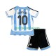 Dječja Domaći Home Dresova Argentina Maradona 10 Retro 2006 Kratkih Rukava