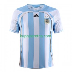 Muškarci Domaći Home Dresova Argentina Retro 2006 Kratkih Rukava