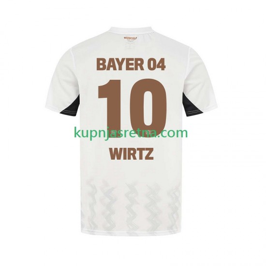 Muškarci Gostujući Away Dresova Bayer 04 Leverkusen Florian Wirtz 10 2024-2025 Kratkih Rukava