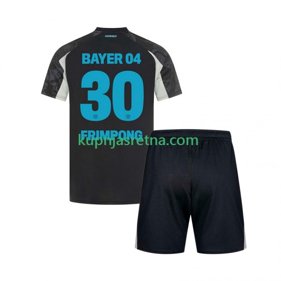Dječja Treći Dresova Bayer 04 Leverkusen Frimpong 30 2024-2025 Kratkih Rukava