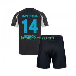 Dječja Treći Dresova Bayer 04 Leverkusen Patrik Schick 14 2024-2025 Kratkih Rukava