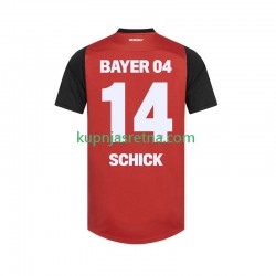Muškarci Domaći Home Dresova Bayer 04 Leverkusen Patrik Schick 14 2024-2025 Kratkih Rukava