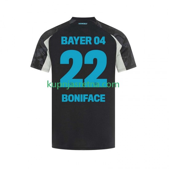 Muškarci Treći Dresova Bayer 04 Leverkusen Victor Boniface 22 2024-2025 Kratkih Rukava